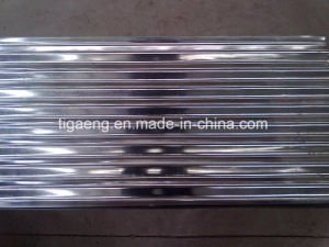 Material para techos revestido galvanizado acanalado del metal de azotea del cinc de acero del azulejo