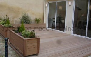 Suelo al aire libre impermeable respetuoso del medio ambiente de gama alta del Decking de WPC