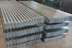 Aluzinc cubri&oacute; el Galvalume de las hojas de acero plateado de metal para la azotea y la pared