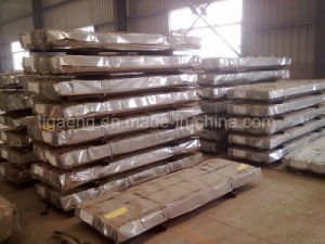 Placa de acero galvanizada acanalada/trapezoidal de la buena calidad de pared