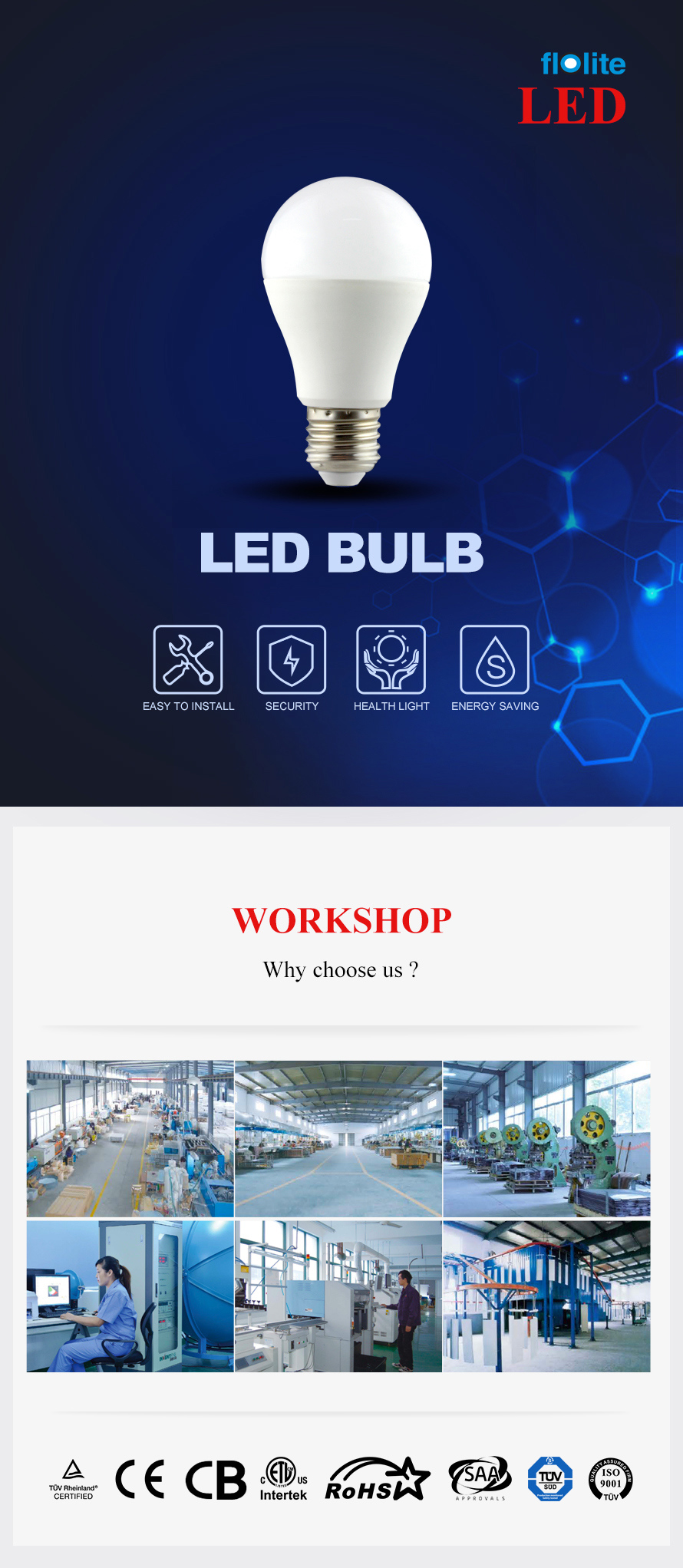 A70 LED Dimming Bulb