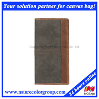 Retro Canvas Vertical Wallet for Men