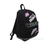 Cute Black Canvas Backpack for Girls