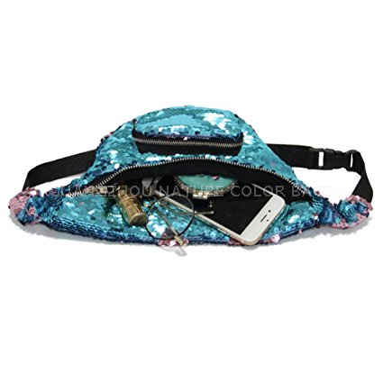 HPS-015 Sequin Outdoor Hip pack Fanny Pack for Travel Party