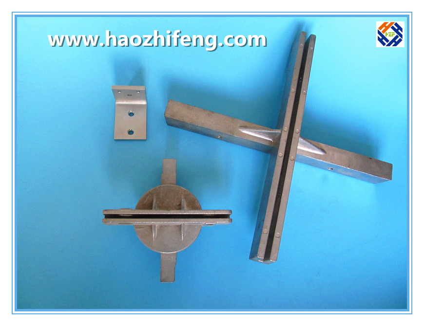 Brackets and clamps for display and outdoor advertising hoardings and billboards by castings,forgings and stamping process .Qingdao Haozhifeng Machinery Co.,Ltd 