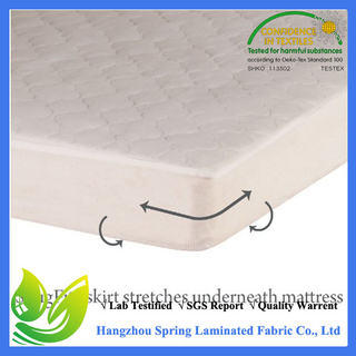 防水小儿床床垫保护者低变应原的缝制的小儿床床垫