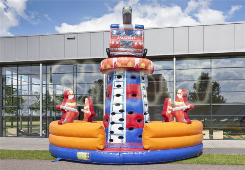 Inflatable Fire Truck Climbing - Channal Inflatables