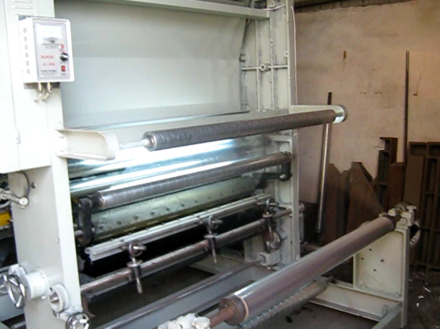Rotogravure yellow & black warning tape printing machine