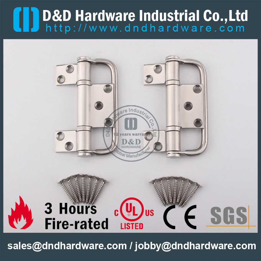 D & D Hardware-Edelstahl Dekoratives Design Drei Blätter Scharnier DDSS041