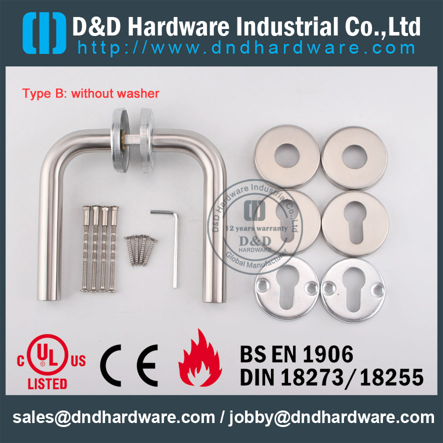 D & D Hardware-en 1906 Api Reated Tube Lever Menangani DDTH002