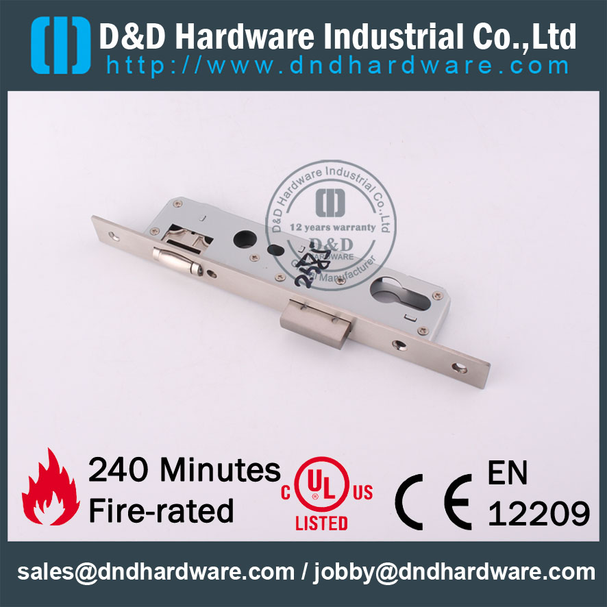 D & D Hardware-Porta-Porta Ironmongery 2585 Roller Mortise Lock DDML022