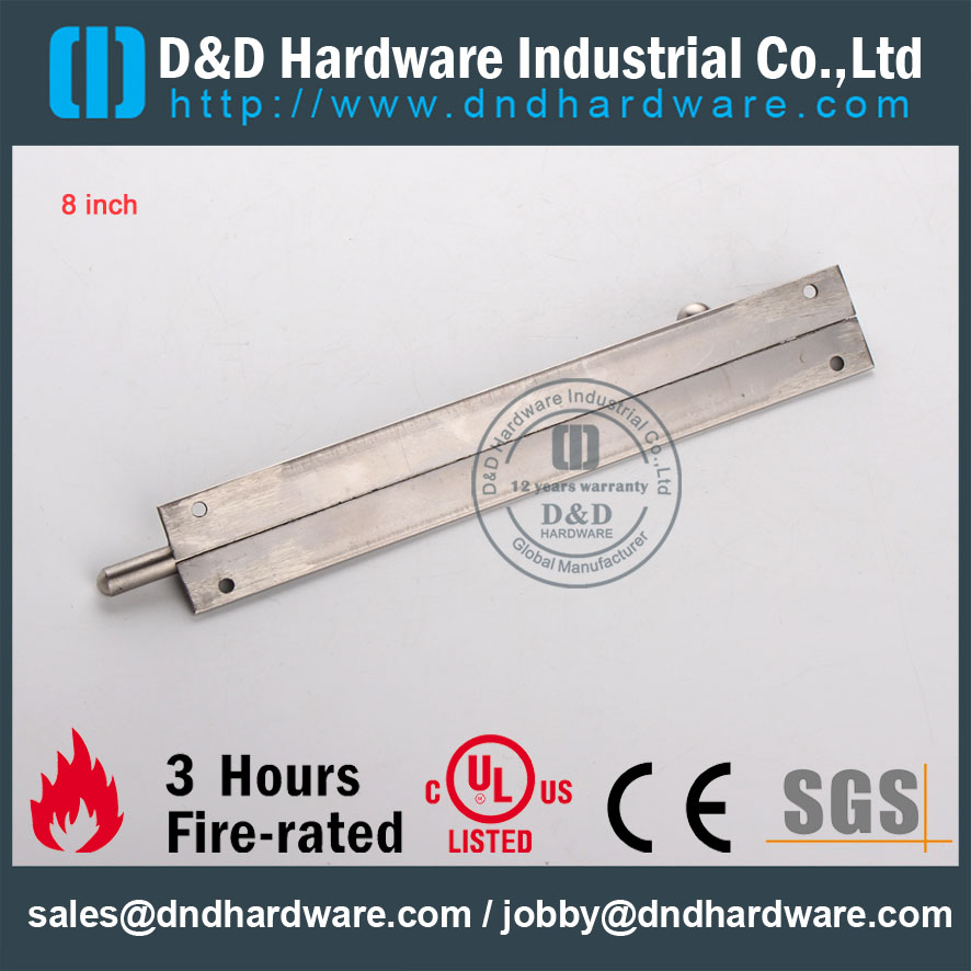 D & D Hardware-Atacado Grade SS304 Parafuso De Porta De Madeira DDDB024