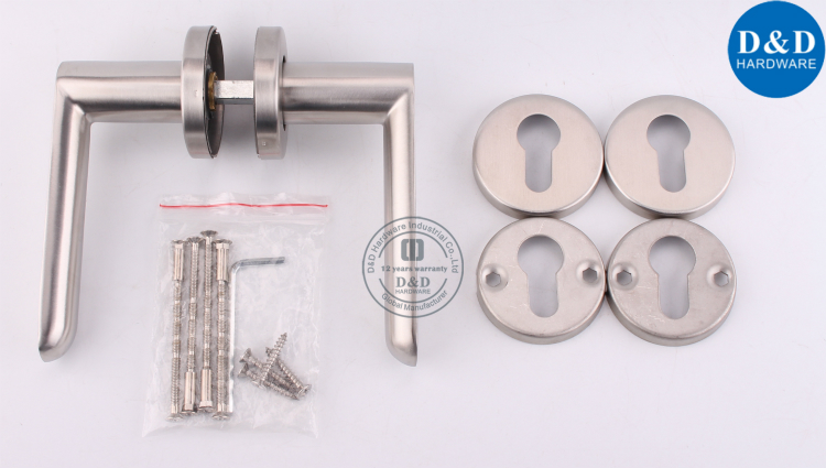 Aço inoxidável 316 Designer Cast Lever Handle-D & D Hardware