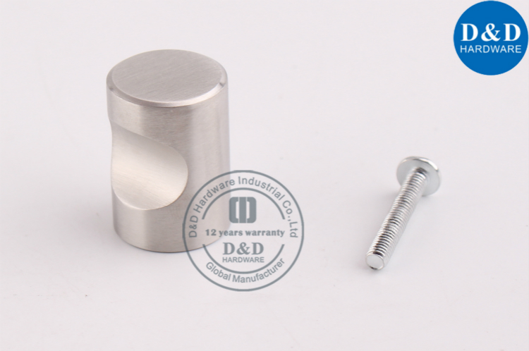 Grau 304 Superfície Cilíndrica Gabinete Knobs-D & D Hardware