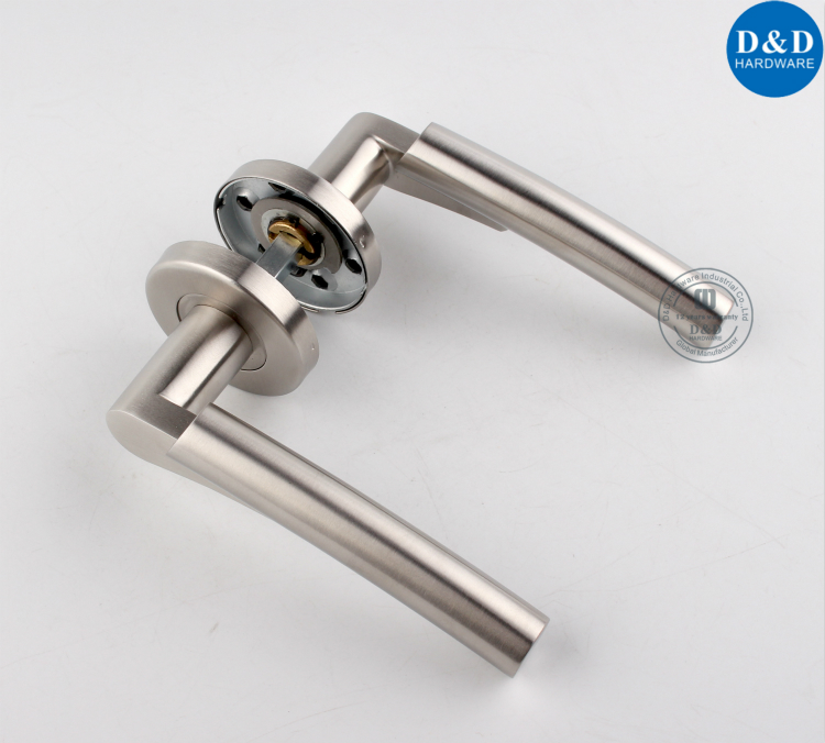 Punho de alavanca de aço inoxidável sólido fundido D & D Hardware