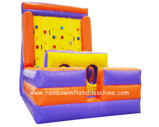 RB13013(5x3.8x4.5m) Inflatable Climbing Mountain/ Inflatable Customized Climbing Wall Game 