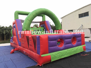 RB5042（8x4m） Inflatable Commercial Obstacle Course/ Cheap Inflatable Obstacle Course