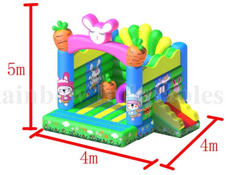 RB01003（4x4.5m）Inflatables animal Bouncer for Kids