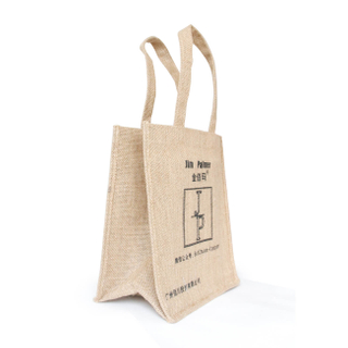 Natural Burlap Jute Tote Bag