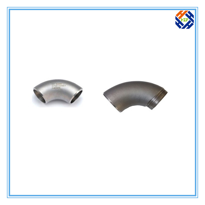 2 Ss304 Stainless Steel Elbow Pipe Fitting-6