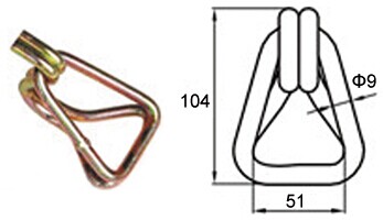 WH5040 2' フック & キーパー BS:5000KG/11000LBS - Dawson Group Ltd. - 中国メーカー、サプライヤー、工場