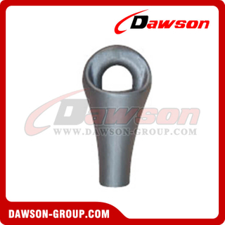 High Grade Cast Steel Rope Pear Socket for Steel Wire Rope