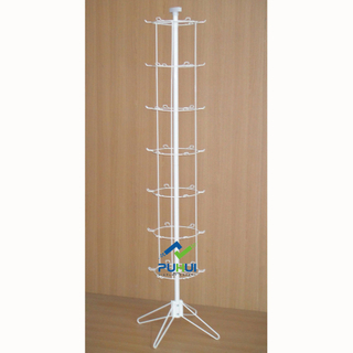Round Shape Elegant Pegs Spinner Rack (PHY223)
