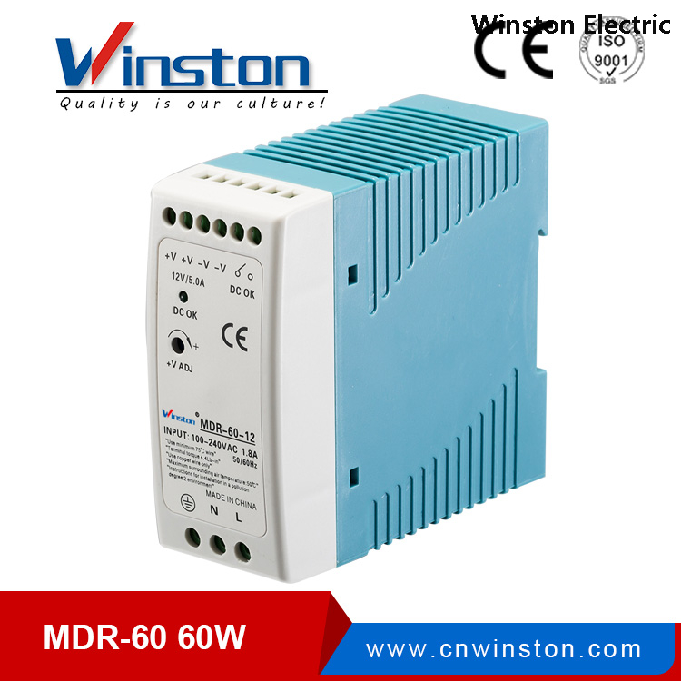 MDR-60 60W Fuente de alimentación de riel DIN