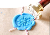 Cooper plate wax seal stamps round dia.30mm 