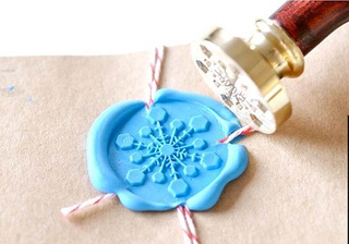 Cooper plate wax seal stamps round dia.30mm 