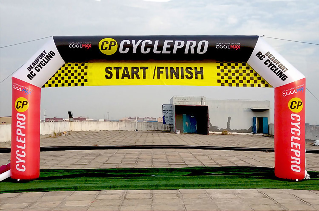 20ft Custom Inflatable Gate Arch Inflatable Arch With Customized Logos For Race Event And Sport