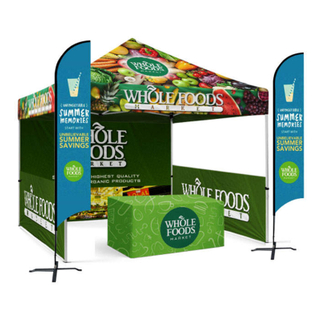 Customized Canopy Marquee Outdoor Roof Top Folding Cinch Pop Up Tent For Advertising