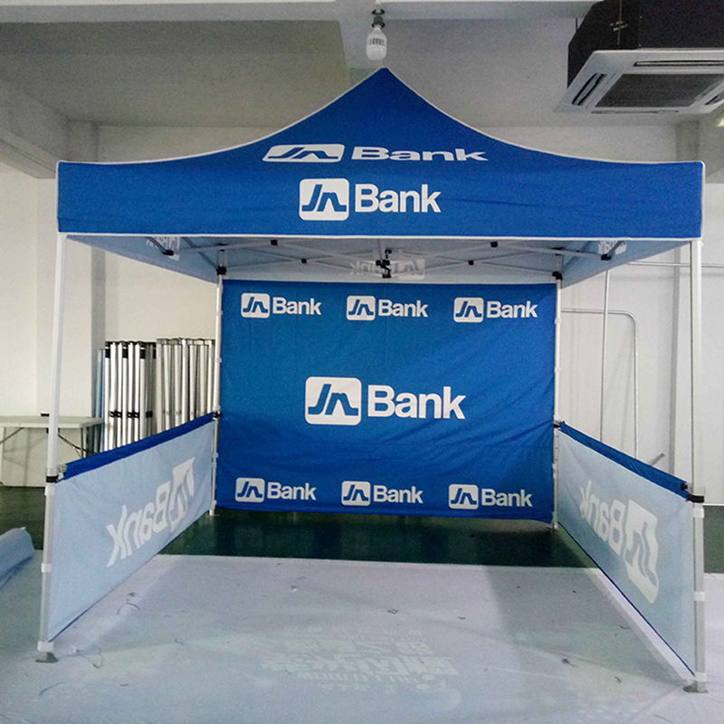 Custom Printed Folding Pop-Up Exhibition Canopy tent - Full-Color Print for Outdoor Advertising, Parties, Trade Shows, Events, and More