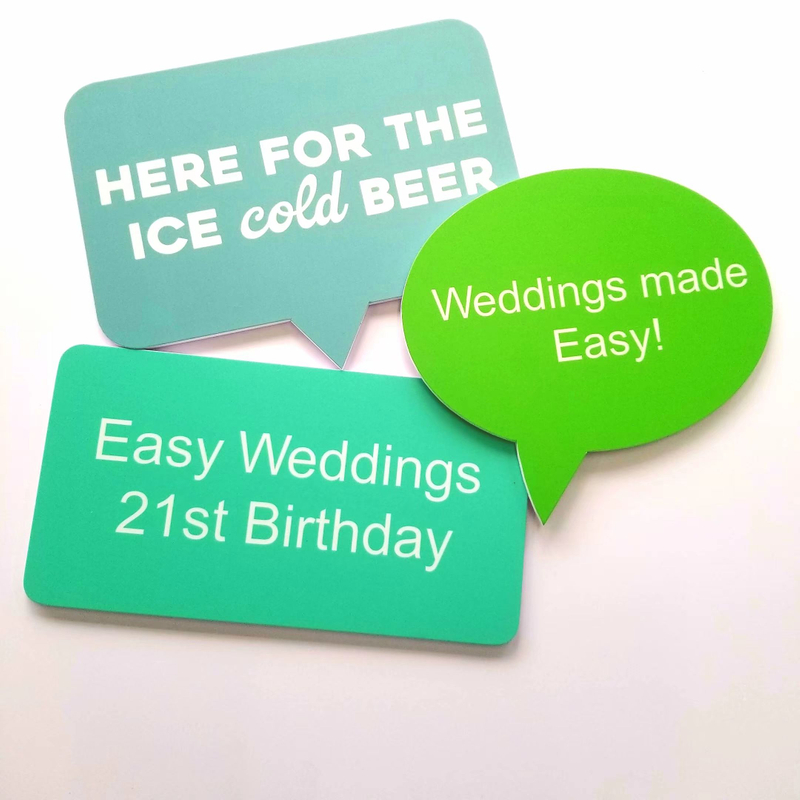 Custom Photo Props Birthday UV Printing 5mm PVC Foam Board Halloween Party PVC Props Photo Booth Props