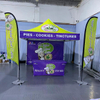 Custom-made Aluminum Folding Pop-up Tent Awning with Full-color Printing for Events and Promotions