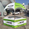 Newest 3X3m Heavy Duty Hexagonal Promotional Kiosk Booth Dome Tent Food Stall Canopy Tent for Events Outdoor