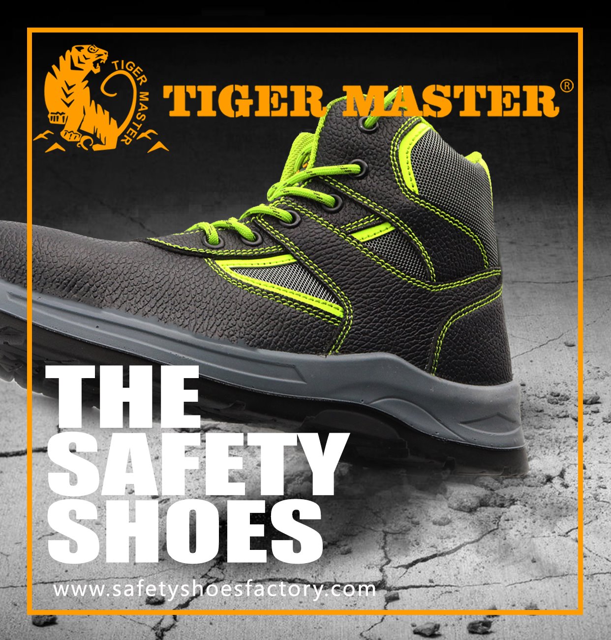 2021 New Design Tiger Master Indestructible Safety Shoes for Workers ...