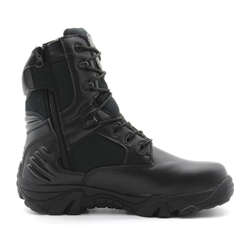 Anti Slip Abrasion Resistant Rubber Sole Military Army Shoes