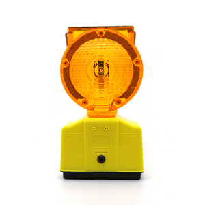 Solar LED Flashing Traffic Warning Barrier Light