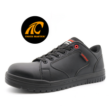 Black Microfiber Leather Pu Sole Composite Toe Anti Puncture Men Safety Shoes with CE