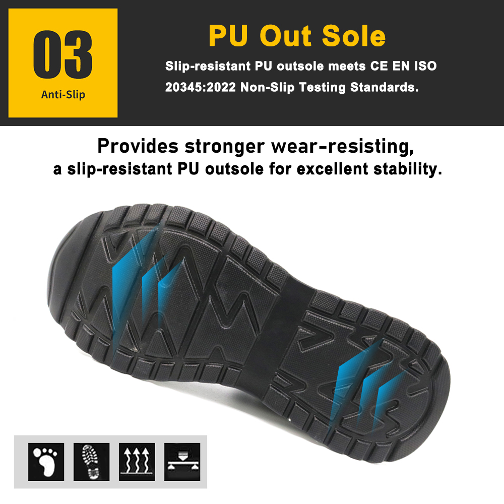 Anti Puncture Steel Toe Workland Safety Shoes Men