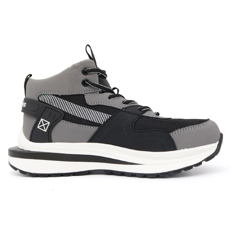 Grey Non-slip Light Weight Safety Shoes with Steel Toe