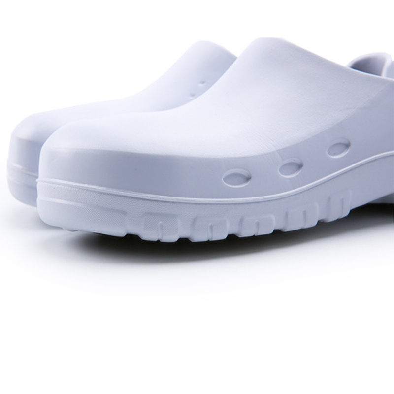 White Anti-skid Waterproof EVA Kitchen Chef Safety Shoes with Steel Toe