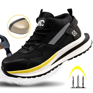 Hot Sale Anti Slip Prevent Puncture Steel Toe Safety Shoes for Men
