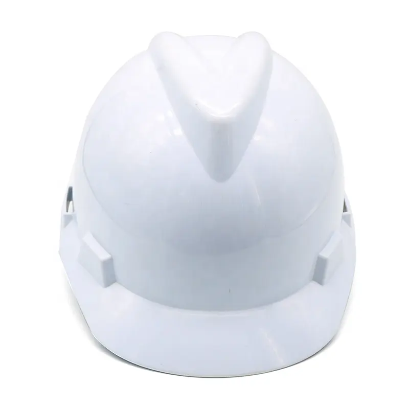 CE EN397 White ABS Shell V Guard Engineer Safety Helmet