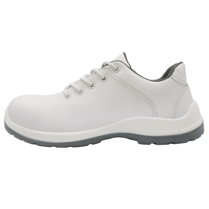 Super Anti-skid Fiberglass Toe White Chef Safety Shoes for Men