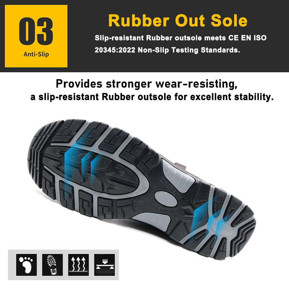 Steel Industry Welding Safety Boots with Fiberglass Toe