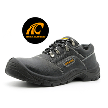 Leather Industrial Work Safety Shoes with Steel Toe Steel Mid-sole