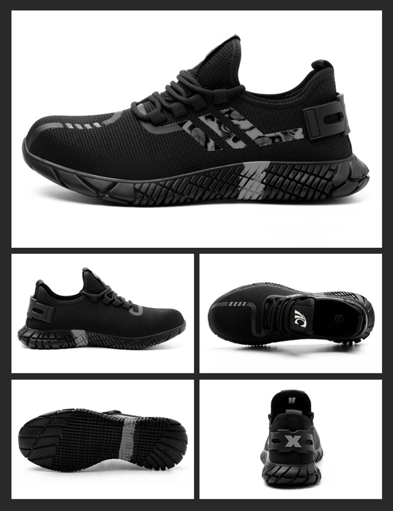 Steel Toe Anti Static Stylish Safety Shoes for Men