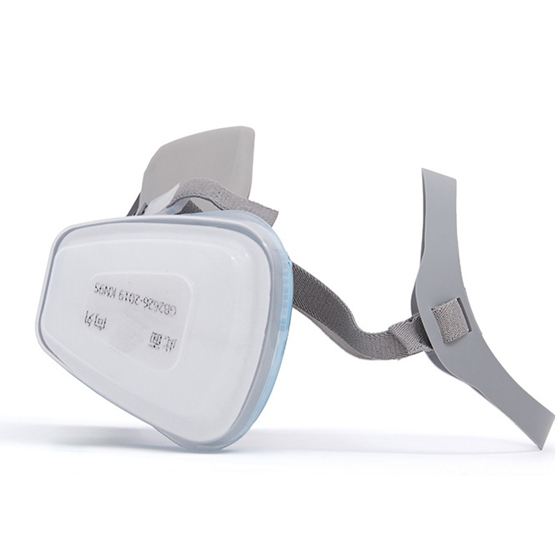 Reusable Half Face Gas Mask with Two 8# Filter Cartridge